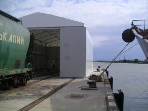 Wagon loading unloading facility 10x18x5 Lithuania, Klaipeda